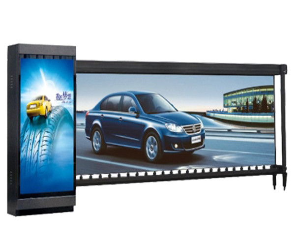 【?？低晱V告道閘】海康威視HIKVISION擋車器廣告道閘NP-TMG4AG-DR(3.5米右向6秒)